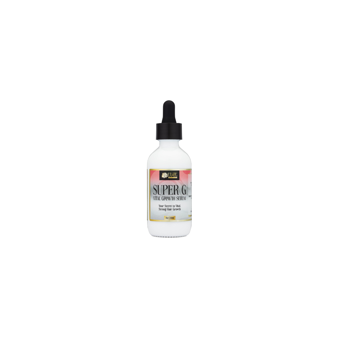 Super G Vital Growth Serum Water-based scalp serum infused with white willow bark