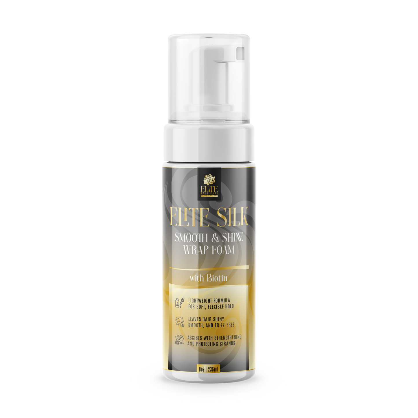 Elite Silk Smooth & Shine Wrap Foam With Biotin