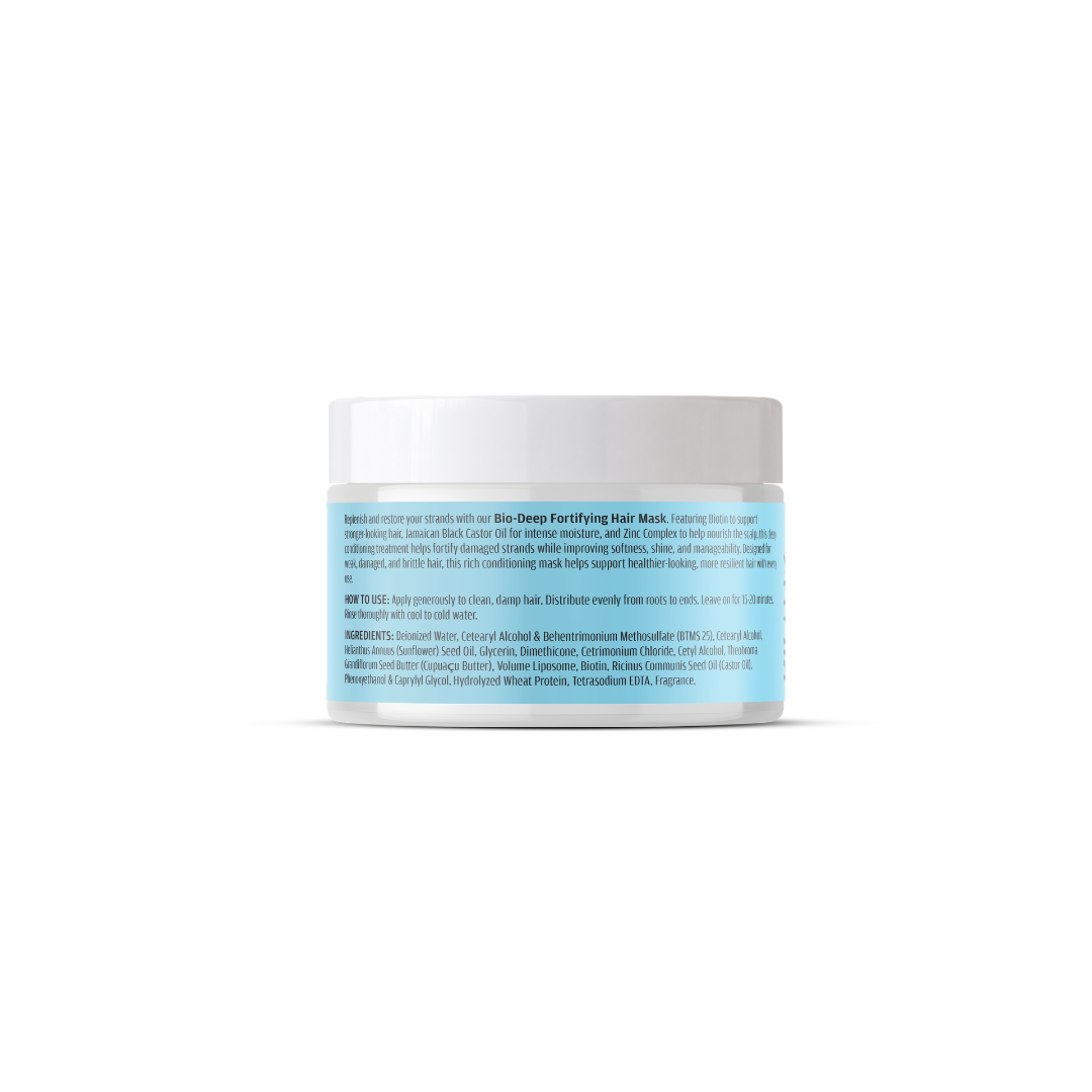 Bio-Deep Fortifying Hair Mask With Biotin, Jamaican Black Castor Oil & Zinc Complex