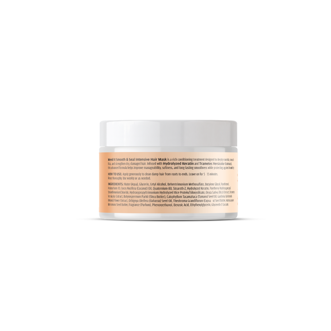 Mend It Smooth & Seal Hair Mask | Deep Conditioning Treatment for Frizz Control, Humidity Protection & Split End Support