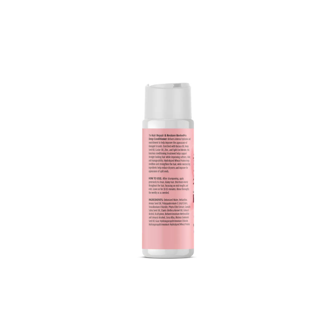 Hair Repair & Restoration 2.0 RevivePro Deep Conditioner With Batana Oil, Hemp Seed Oil, Zinc, and Split End Mender