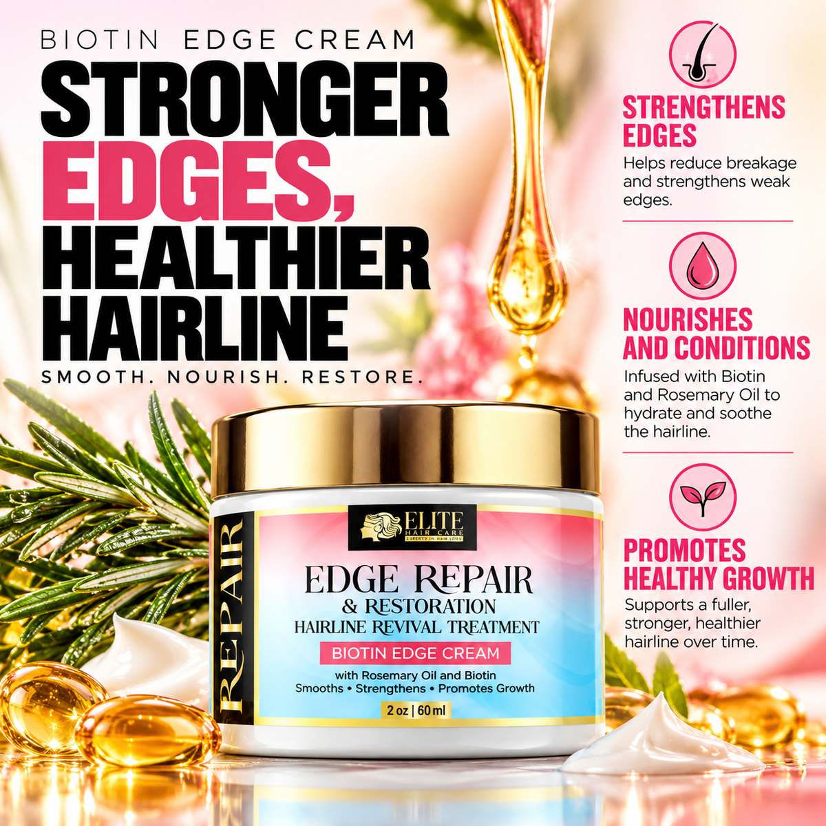 Edge Repair & Restoration Hairline Revival Treatment