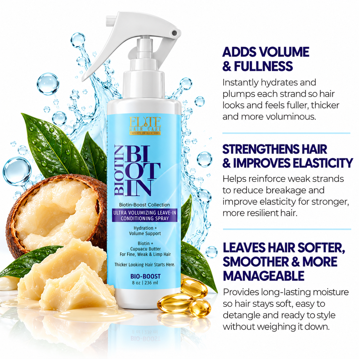 Bio-Boost  Ultra Volumizing  Leave-In Conditioning Spray