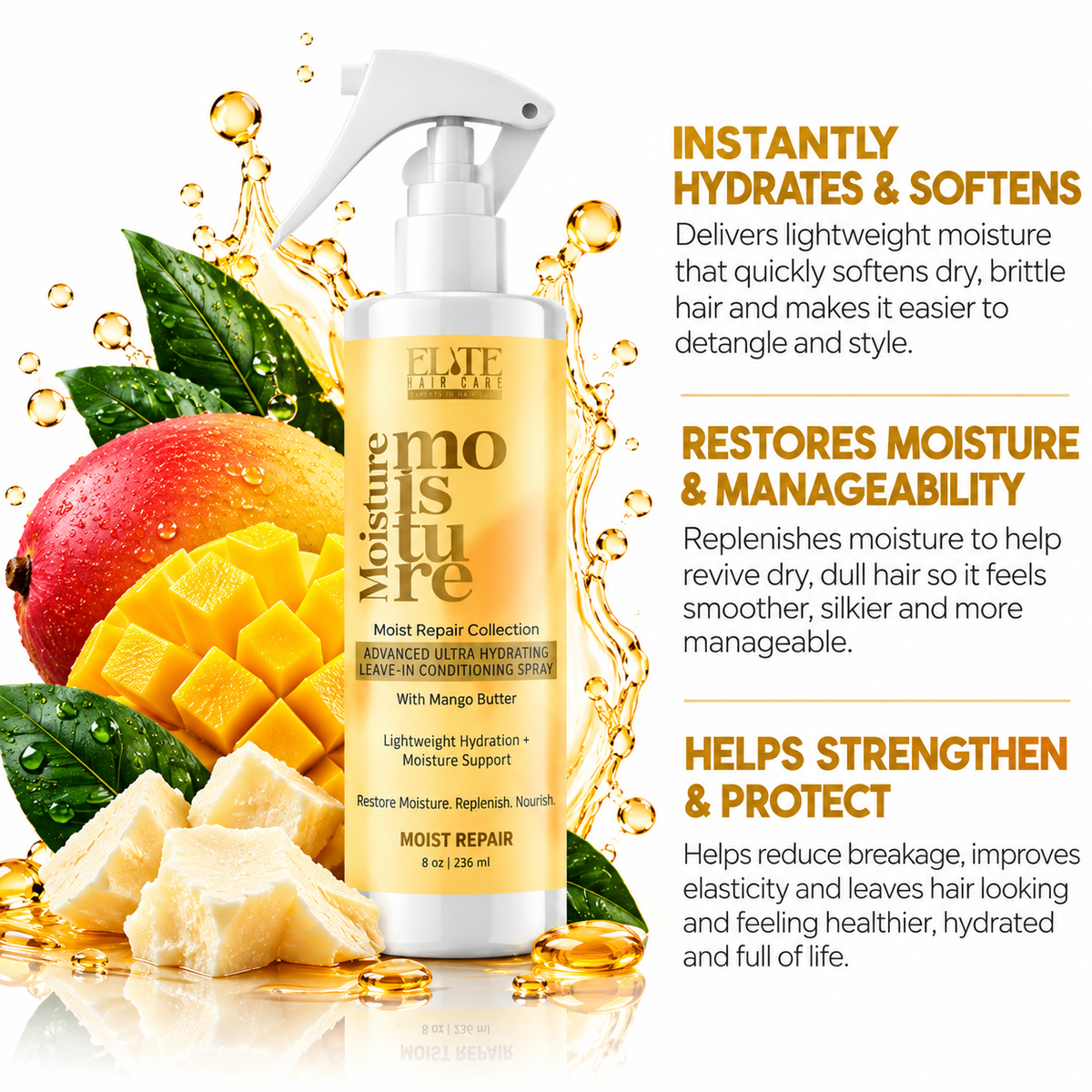 Moist Repair Advanced Hydrating Leave-In Conditioning Spray
