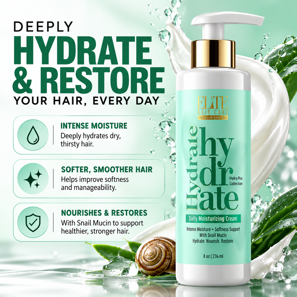 Hydra-Plus Daily Hair Moisturizing Cream w/ Snail Mucin