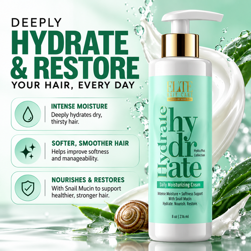 Hydra-Plus Daily Hair Moisturizing Cream w/ Snail Mucin