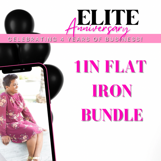 1in Smooth By EHC Flat Iron Bundle