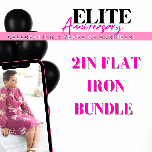 XL/2 in Smooth By EHC Flat Iron Bundle