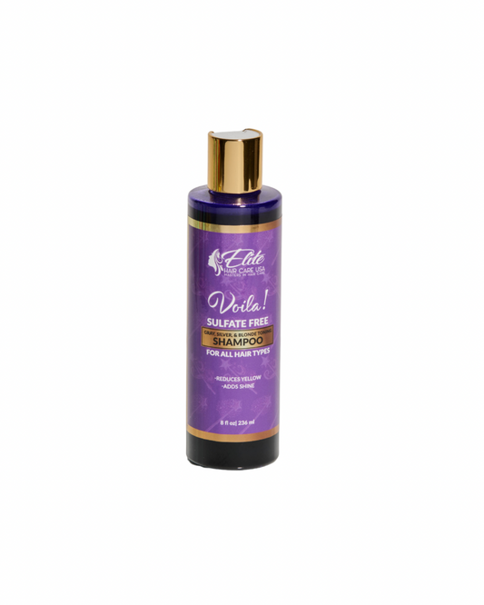 Voila Sulfate Free Gray, Silver, & Blonde Toning Shampoo