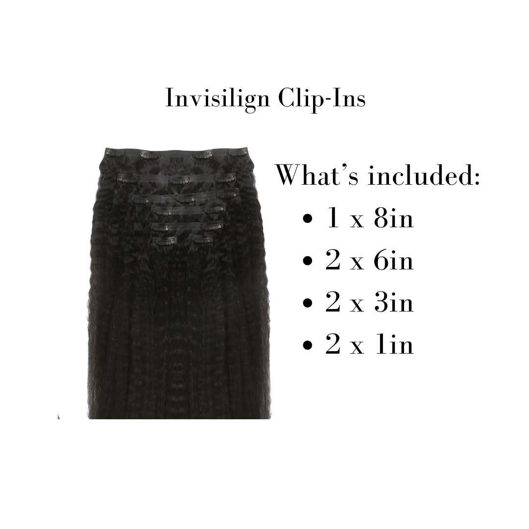 Invisilign Luxury Seamless Invisible Clip Ins- Textured Queen