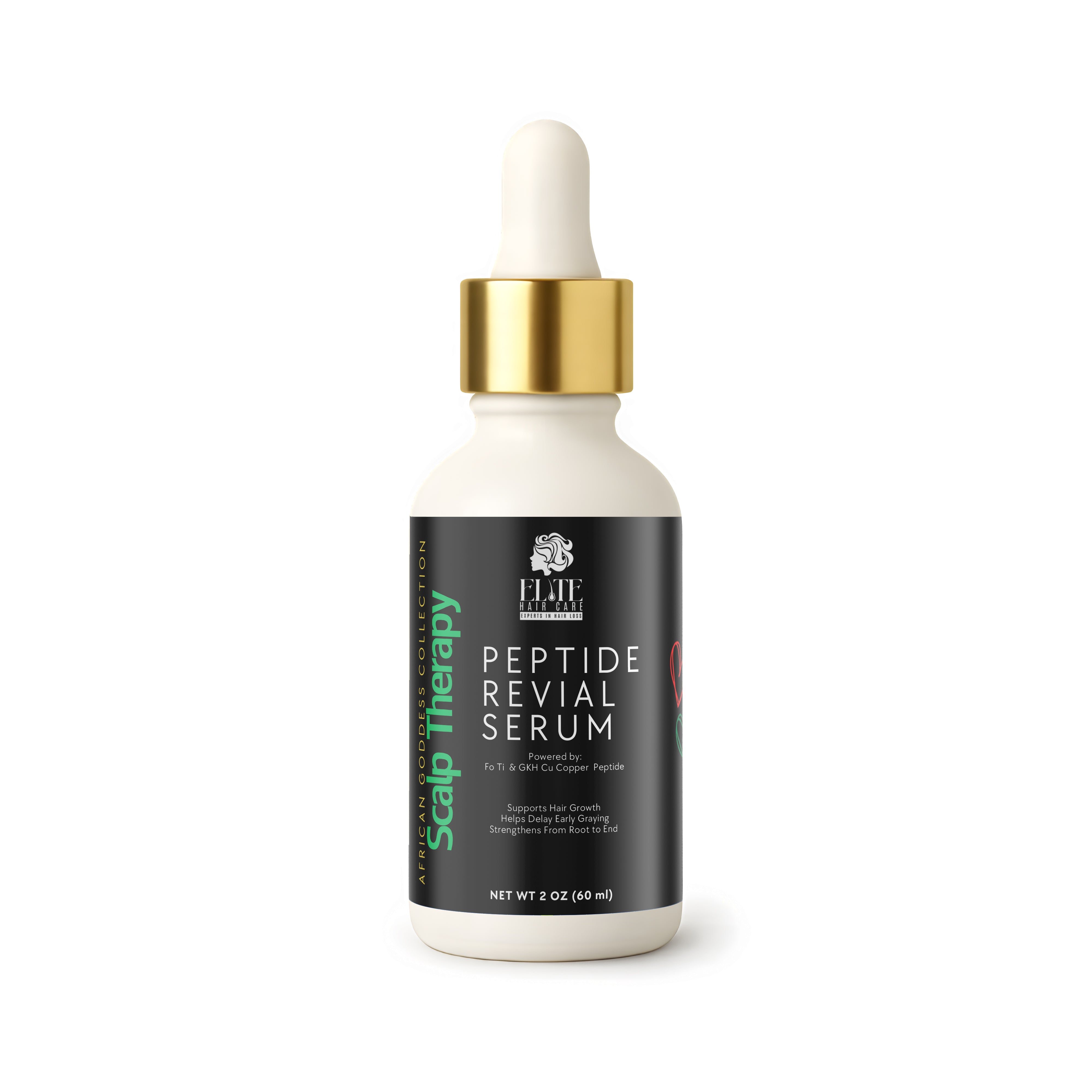 African Goddess Peptide Revival Serum with GHK Cu Copper Peptide