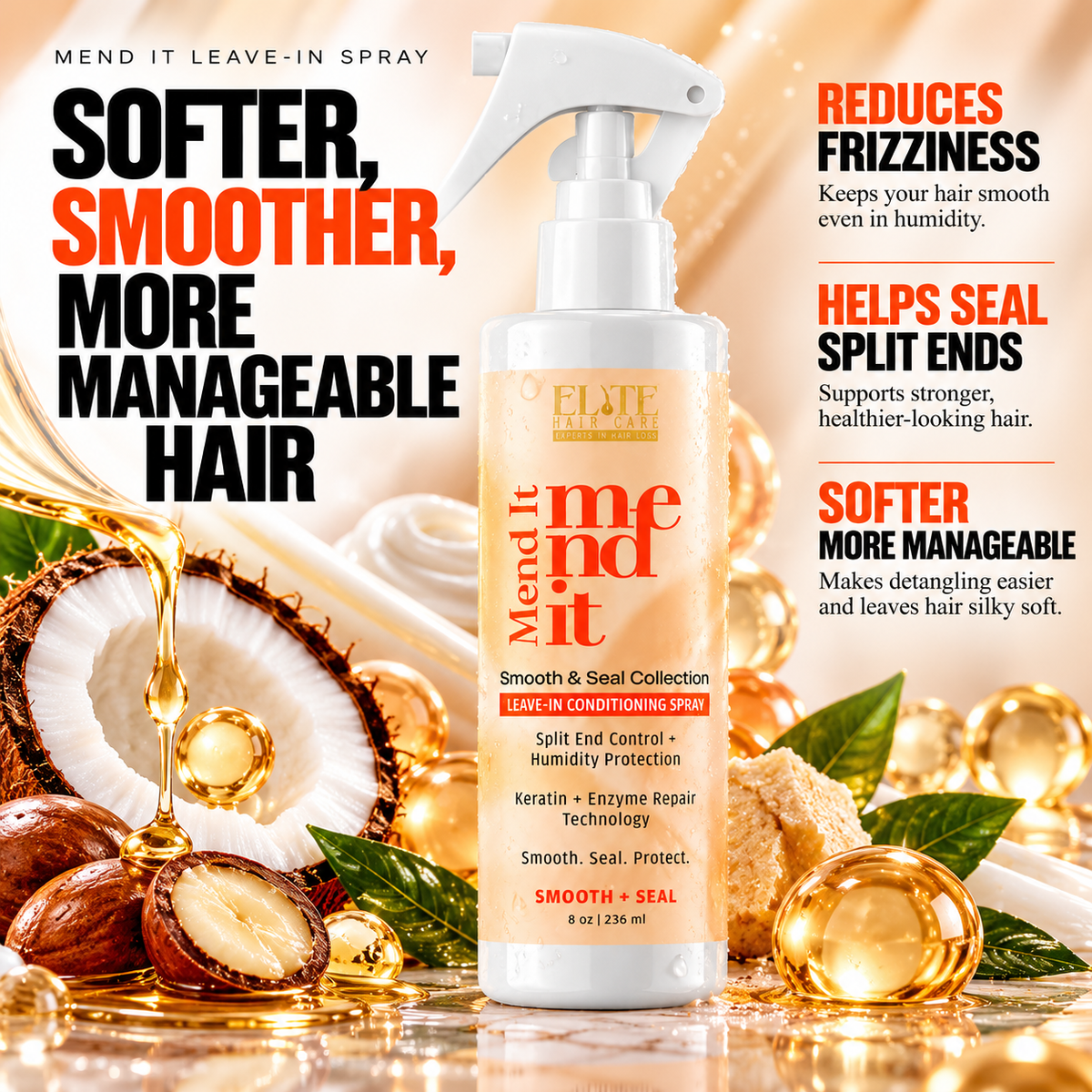 Mend It Smooth & Seal Leave-In Conditioning Spray