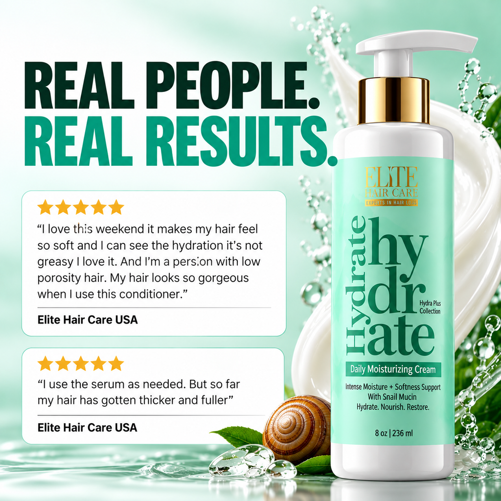 Hydra-Plus Daily Hair Moisturizing Cream w/ Snail Mucin