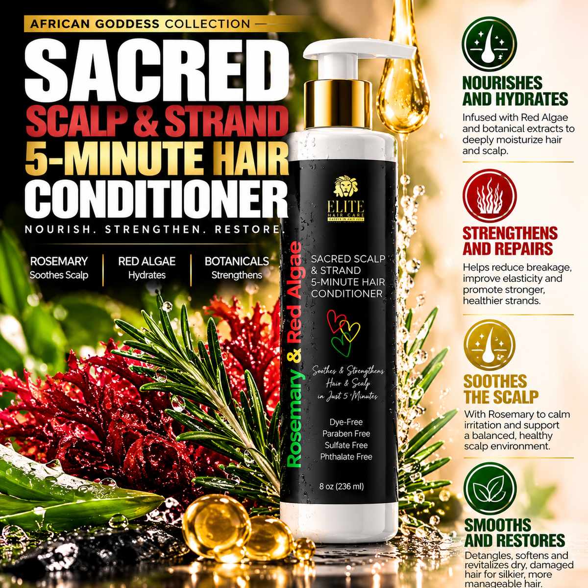 Sacred Scalp & Strand 5-Minute Hair Conditioner