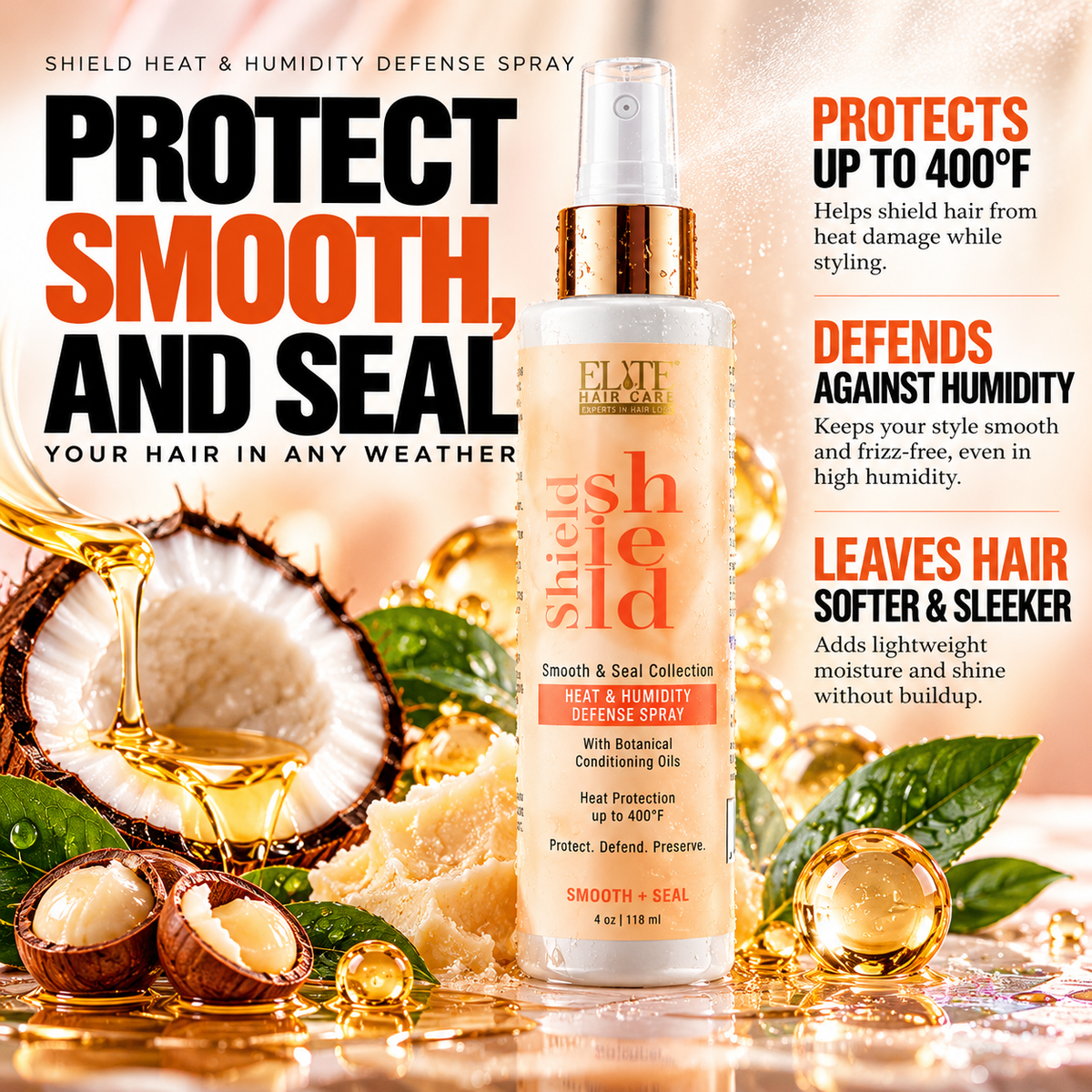 Shield Heat & Humidity Protectant Spray