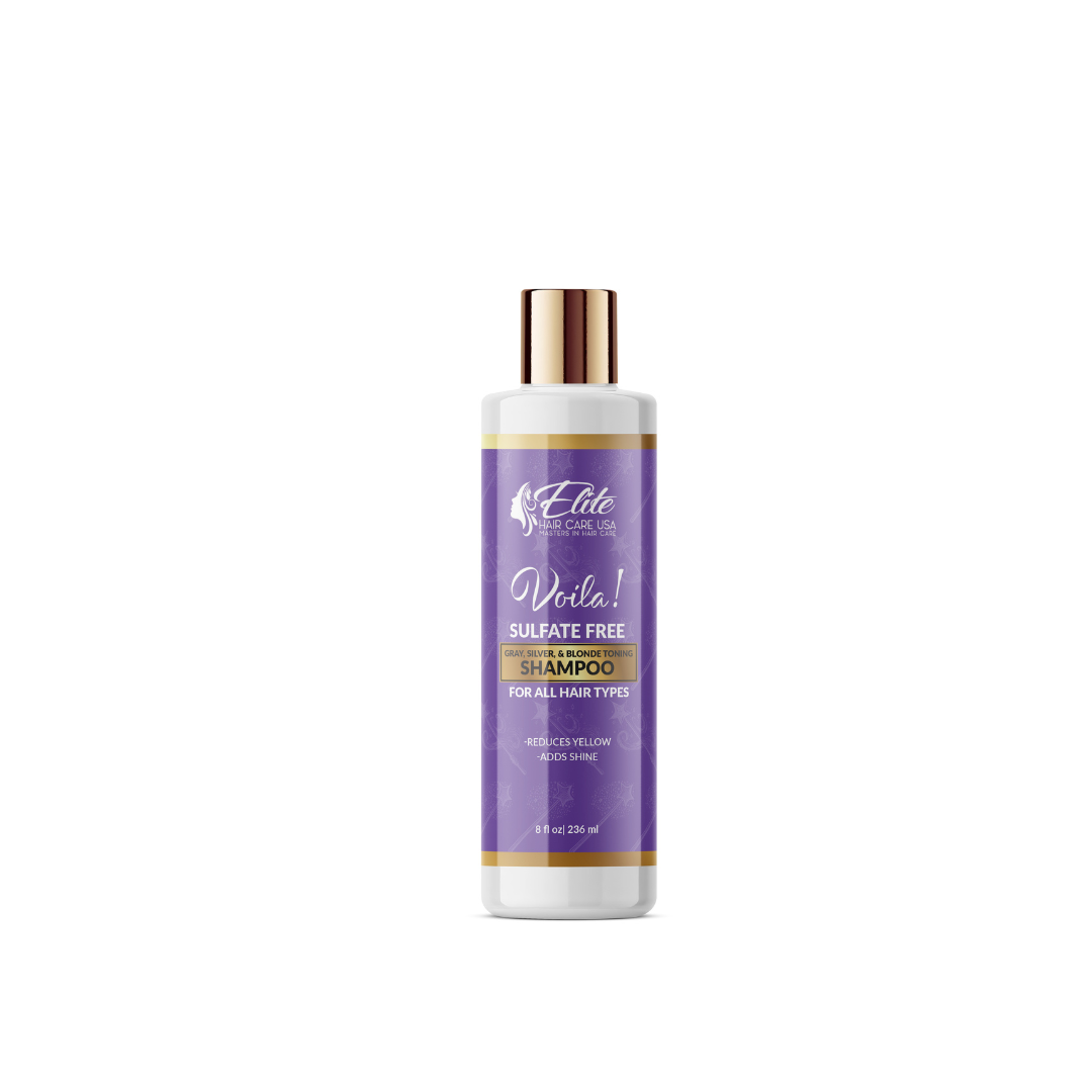 Voila Sulfate Free Gray, Silver, & Blonde Toning Shampoo