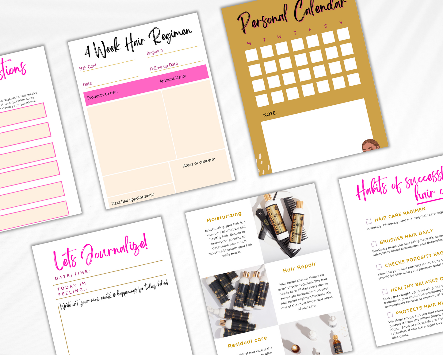Hair Care Success Planner