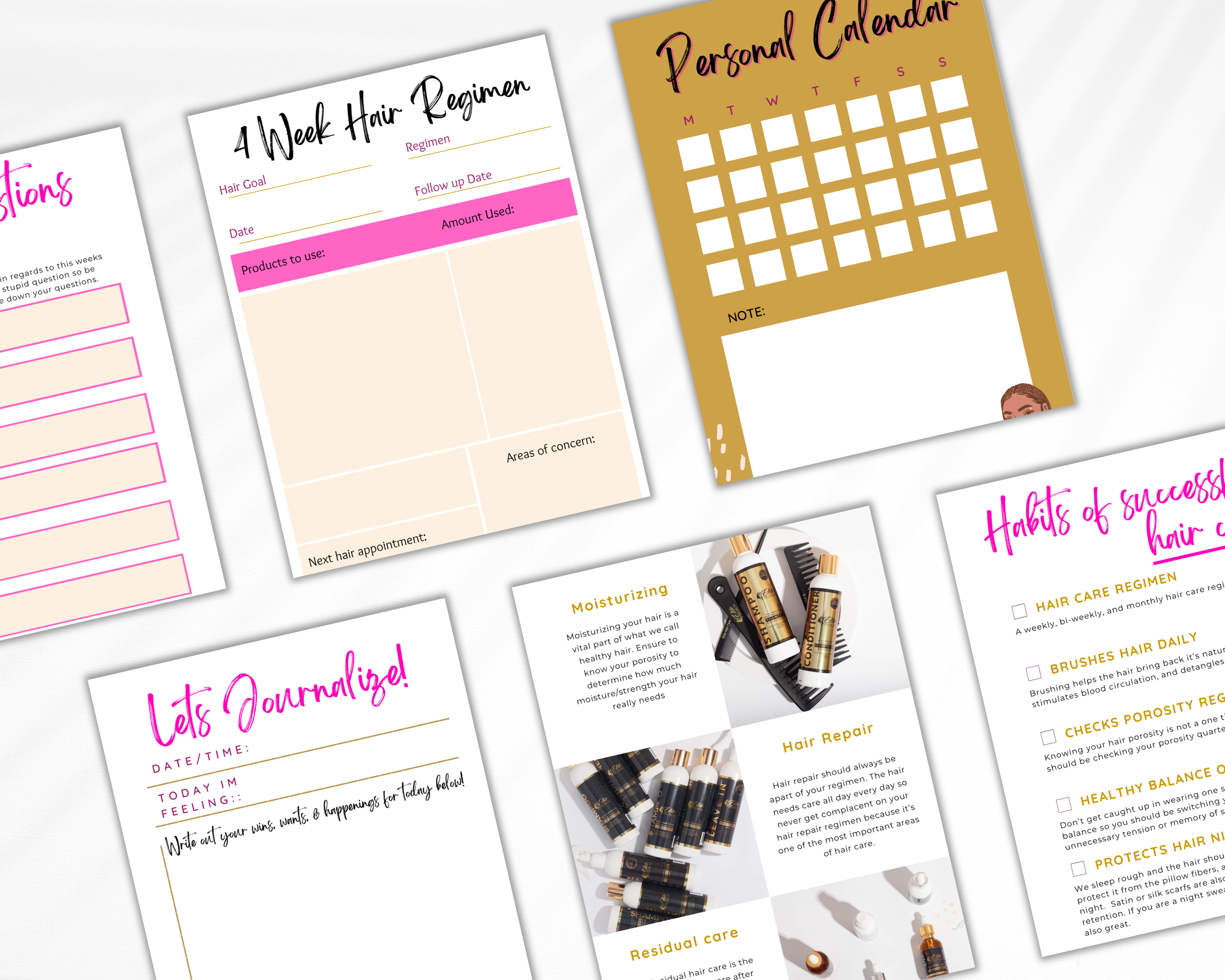 Hair Care Success Planner